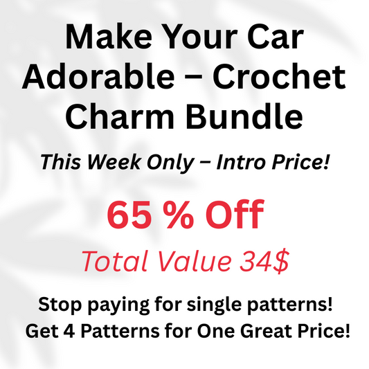 DIY Cute Hanging Animal Crochet Pattern Bundle - 4 Adorable Digital Designs