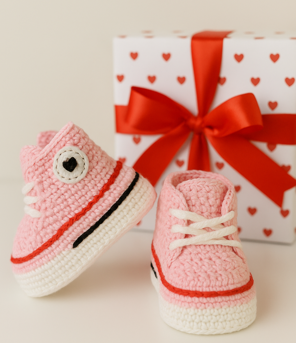 Adorable Baby Sneaker Boots Crochet Pattern - Digital PDF Video