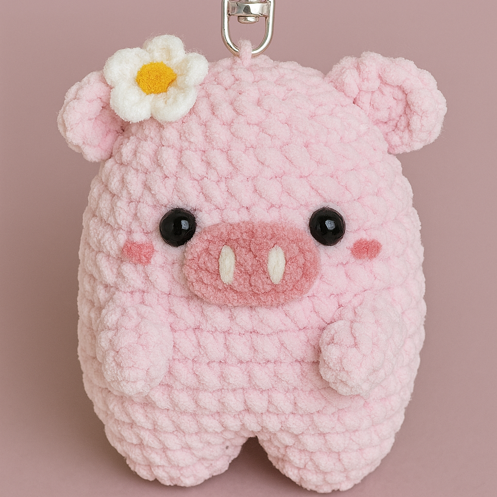 Adorable Animal Crochet Keychain Pattern Bundle: 10 Beginner-Friendly DIY Amigurumi Designs
