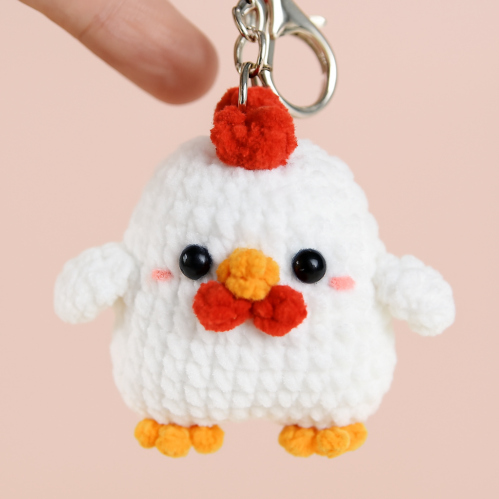 Adorable Animal Crochet Keychain Pattern Bundle: 10 Beginner-Friendly DIY Amigurumi Designs