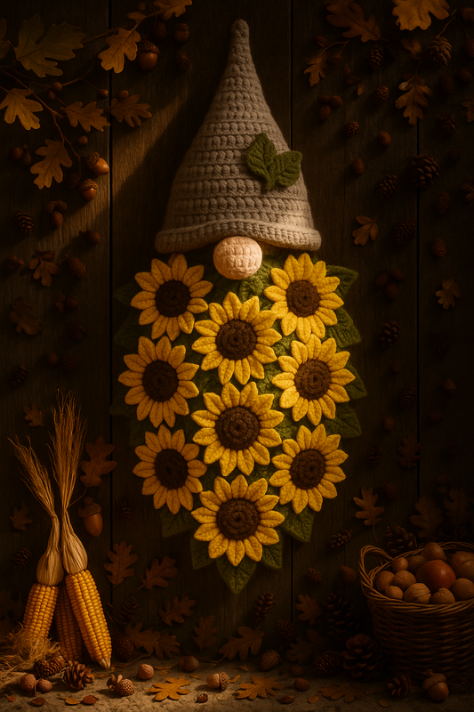 Sunflower Gnome - Crochet Pattern