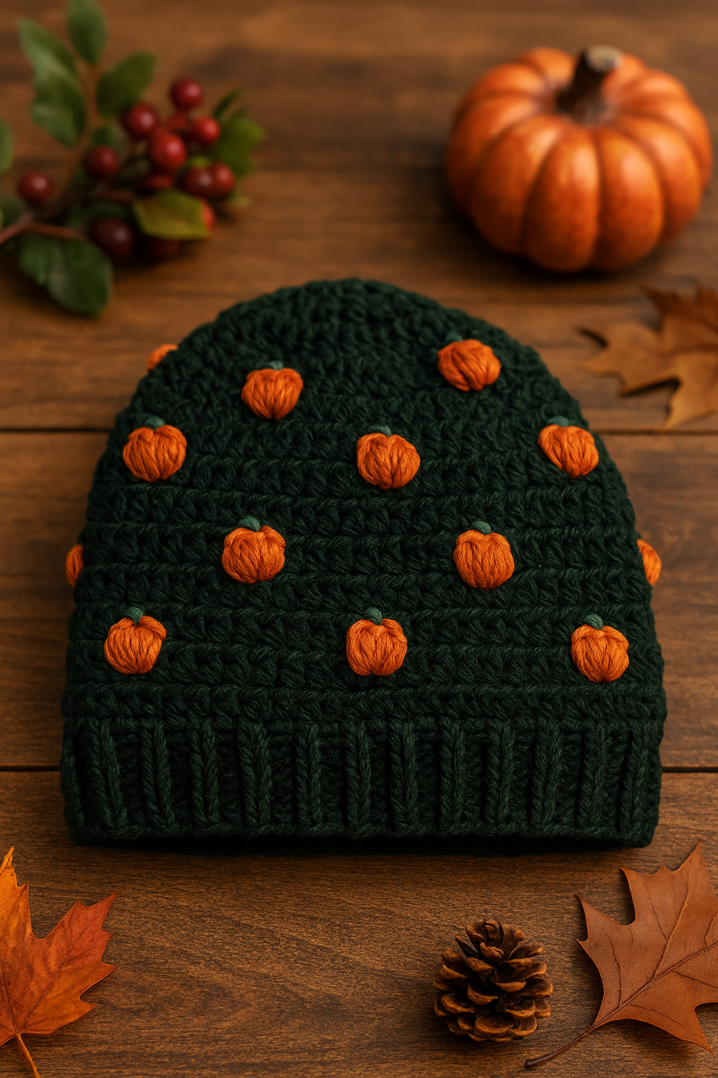 Beanie Pumpkins - Crochet Pattern